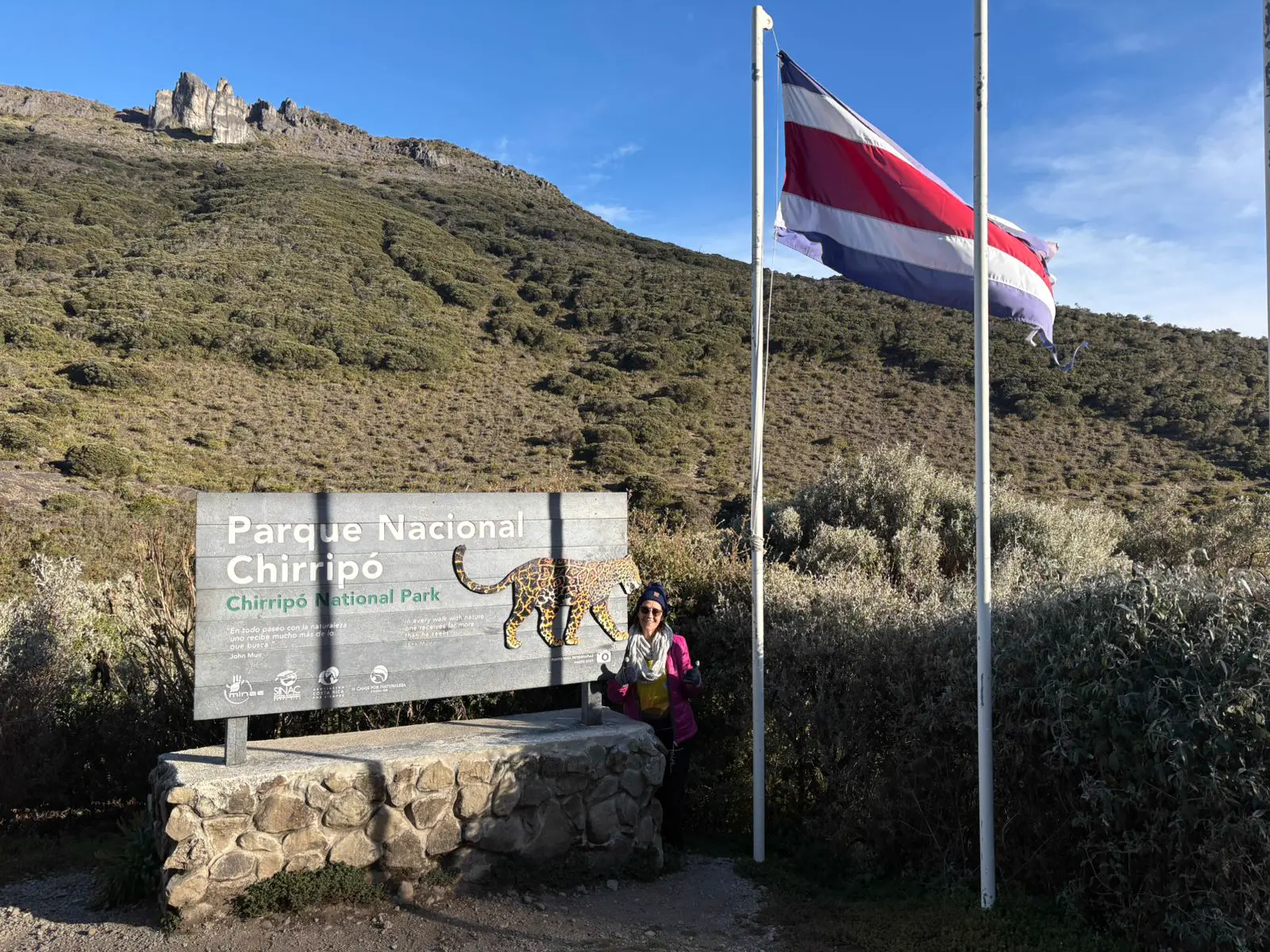 Señalética del PN Chirripó